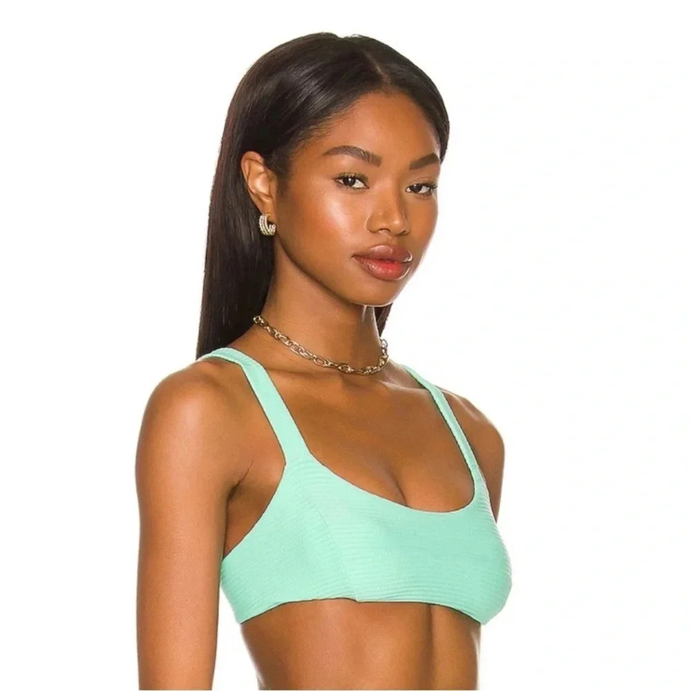L*space Jess Bikini Top, bright teal - Picture 3 of 10
